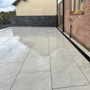 Outdoor Porcelain Tiles - Smoke Grey