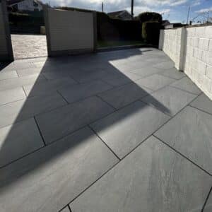 Outdoor Porcelain Tiles - Anthracite Black