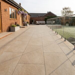 Outdoor Porcelain Tiles - Hammerstone Beige