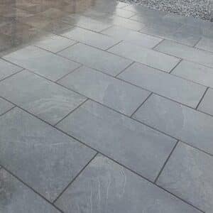 Outdoor Porcelain Tiles - Black Slate