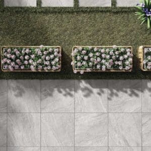Outdoor Porcelain Tiles - Anthracite Light Grey