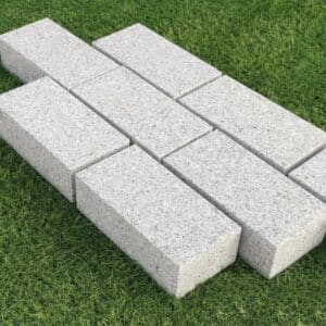 Silver Grey Flamed Granite Sets - Edging