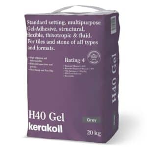 Kerakoll H40 Gel Adhesive Standard Set S1 (20kg Grey)