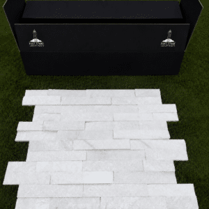 Z Split Face Wall Tiles - Sparkle White Quartz