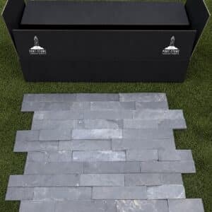 Z Split Face Wall Tiles - Black Slate