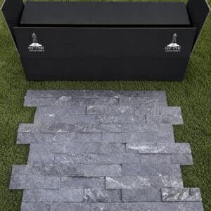 Z Split Face Wall Tiles - Black Sparkle