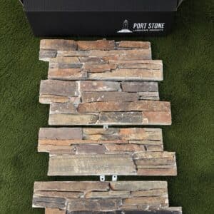 Z Natural Stone Cement Back Wall Cladding - Multicolour Slate