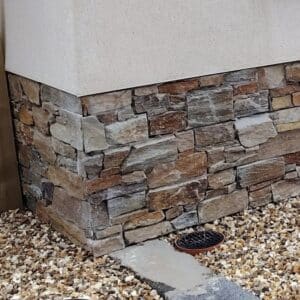 Z Natural Stone Cement Back Wall Cladding - Golden Quartz