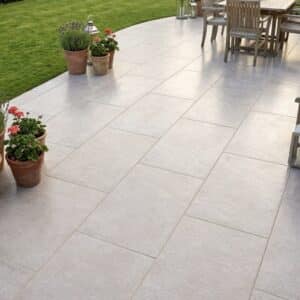 Outdoor Porcelain Tiles - Storm Bianco